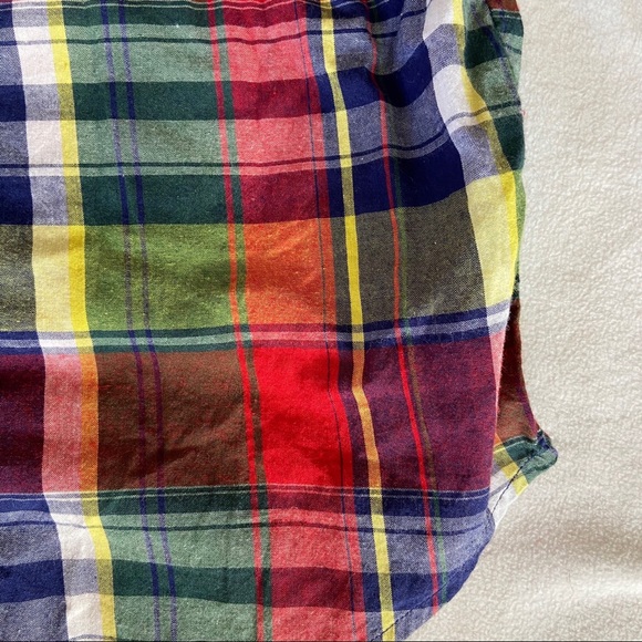 RALPH LAUREN button down Madras plaid size 4 🍰 - Picture 3 of 6